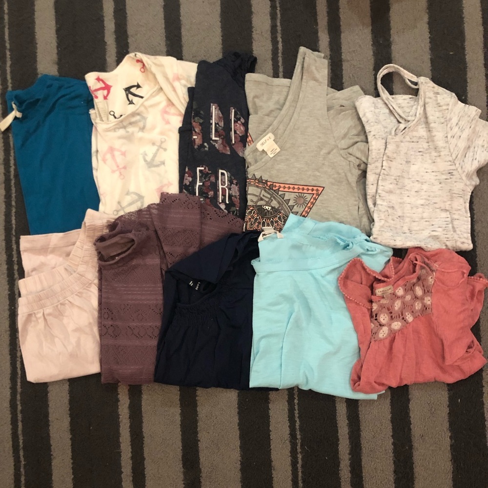 10 size small t-shirts for 15 dollars! *BULK SALE*